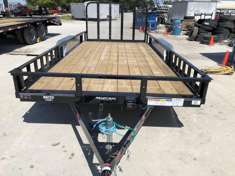 2020 83x16(14+2' Dovetail) PJ Trailers UL Utility Trailer - w/ 4' Fold-up Gate (GVW: 7000)(ATV Ramps) 2020 83x16(14+2' Dovetail) PJ Trailers UL Utility Trailer - w/ 4' Fold-up Gate (GVW: 7000)(ATV Ramps)