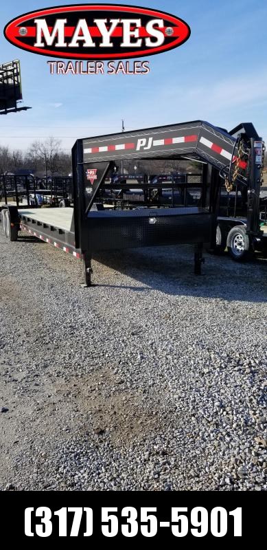 2019 32' (28+4) PJ Trailers C8322 Equipment Trailer - Gooseneck (GVW: 15680) 2019 32' (28+4) PJ Trailers C8322 Equipment Trailer - Gooseneck (GVW: 15680)