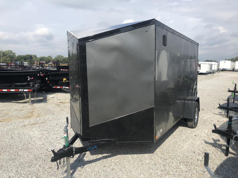 2019 6x12 Impact Trailers ITB612SA Enclosed Cargo Trailer - Ramp Door - Char. Gray - (GVW: 2990#) 2019 6x12 Impact Trailers ITB612SA Enclosed Cargo Trailer - Ramp Door - Char. Gray - (GVW: 2990#)