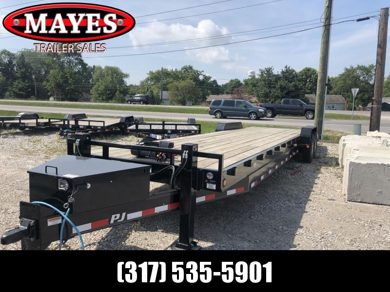 2020 83x32 (28+4) TA PJ Trailers C8322 Equipment Trailer - Slide In Ramps - Oil Bath Axles (GVW: 16000) 2020 83x32 (28+4) TA PJ Trailers C8322 Equipment Trailer - Slide In Ramps - Oil Bath Axles (GVW: 16000)