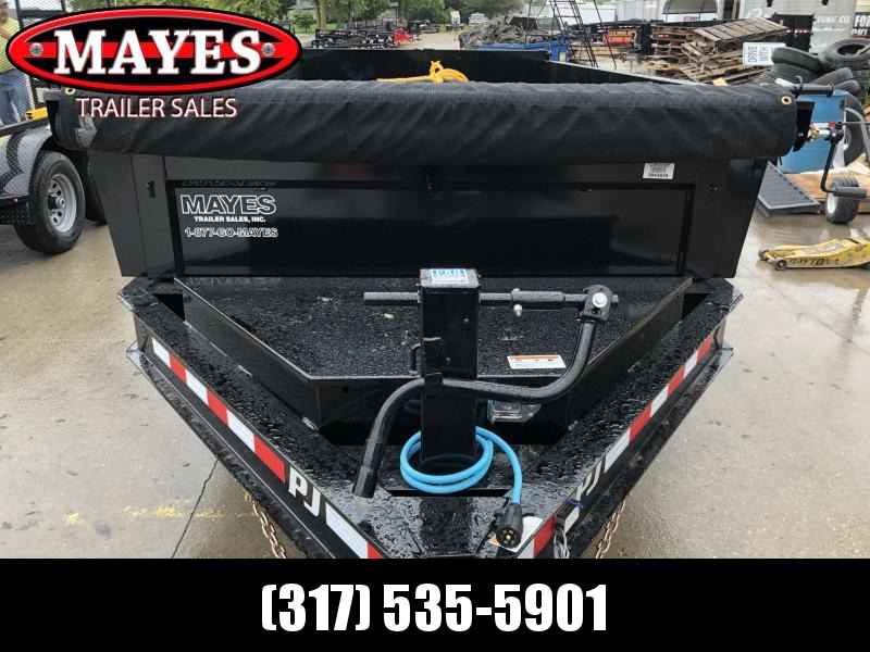 2020 83x14 TA Low Pro PJ Trailers DL142 Dump Trailer - Split Spread Gate - Divided Tool Box - Jack Upgrade - Tarp Kit (GVW: 14000) 2020 83x14 TA Low Pro PJ Trailers DL142 Dump Trailer - Split Spread Gate - Divided Tool Box - Jack Upgrade - Tarp Kit (GVW: 14000)