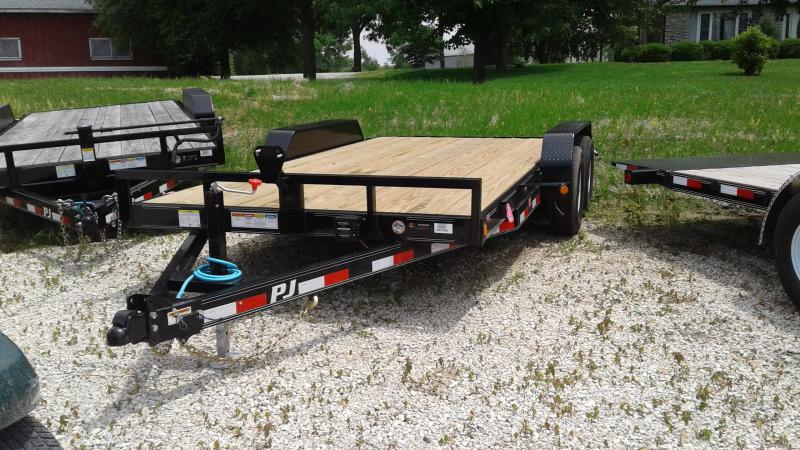 2020 16' (14+2) TA Equipment PJ Trailers 16'x5" Channel Equipment Trailer - Rear Slide In Ramps (GVW: 9899) 2020 16' (14+2) TA Equipment PJ Trailers 16'x5" Channel Equipment Trailer - Rear Slide In Ramps (GVW: 9899)