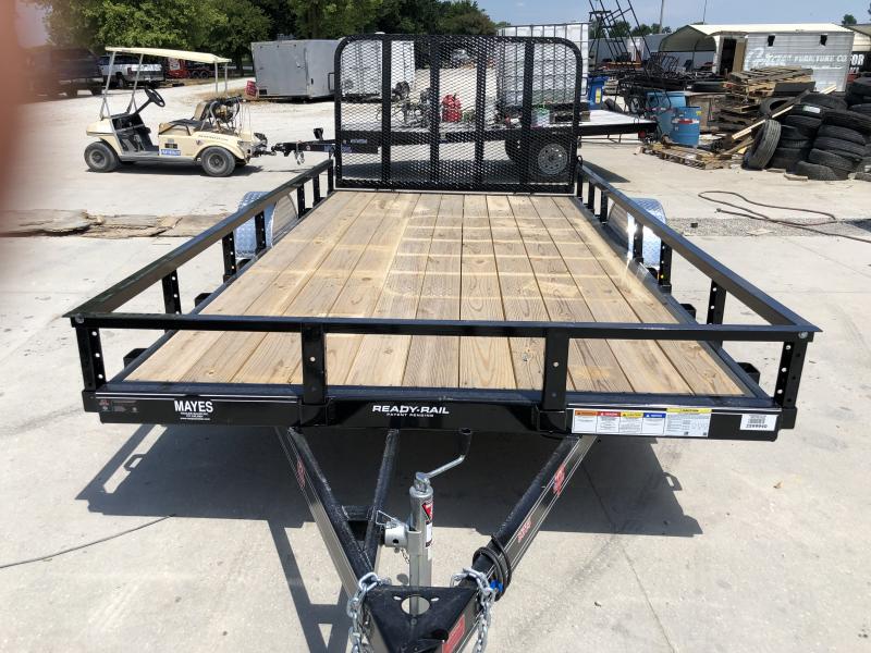 2020 83x14 PJ Trailers U8 Utility Trailer - Straight Deck w/ 4' Fold-up Gate (GVW: 2995) 2020 83x14 PJ Trailers U8 Utility Trailer - Straight Deck w/ 4' Fold-up Gate (GVW: 2995)