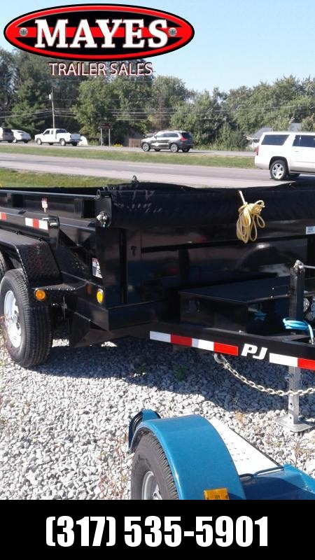 2020 72x10 TA PJ Trailers D3102 Dump Trailer - Split/Spread Gate - Tarp Kit (GVW: 9899) 2020 72x10 TA PJ Trailers D3102 Dump Trailer - Split/Spread Gate - Tarp Kit (GVW: 9899)