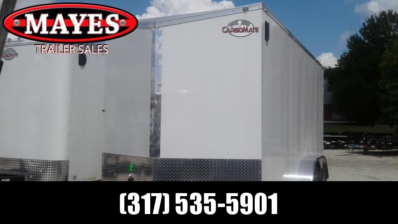 2020 7x16 TA Cargo Mate EHW716TA2 Enclosed Cargo Trailer - 12 Inch Additional Height - Ramp Door - Spring Suspension (GVW: 7000) 2020 7x16 TA Cargo Mate EHW716TA2 Enclosed Cargo Trailer - 12 Inch Additional Height - Ramp Door - Spring Suspension (GVW: 7000)