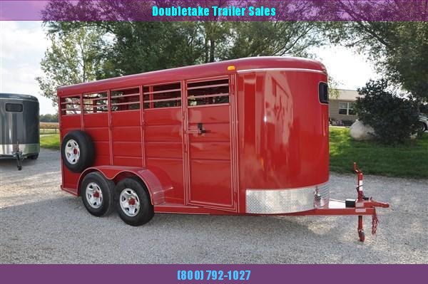 Calico 6 x 6'6" x 16 BP Livestock Trailer Calico 6 x 6'6" x 16 BP Livestock Trailer