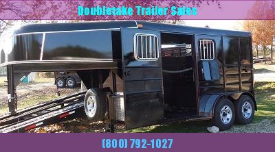 Calico 6'8" x 7 x 13 2H GN Slant Load Horse Trailer Calico 6'8" x 7 x 13 2H GN Slant Load Horse Trailer