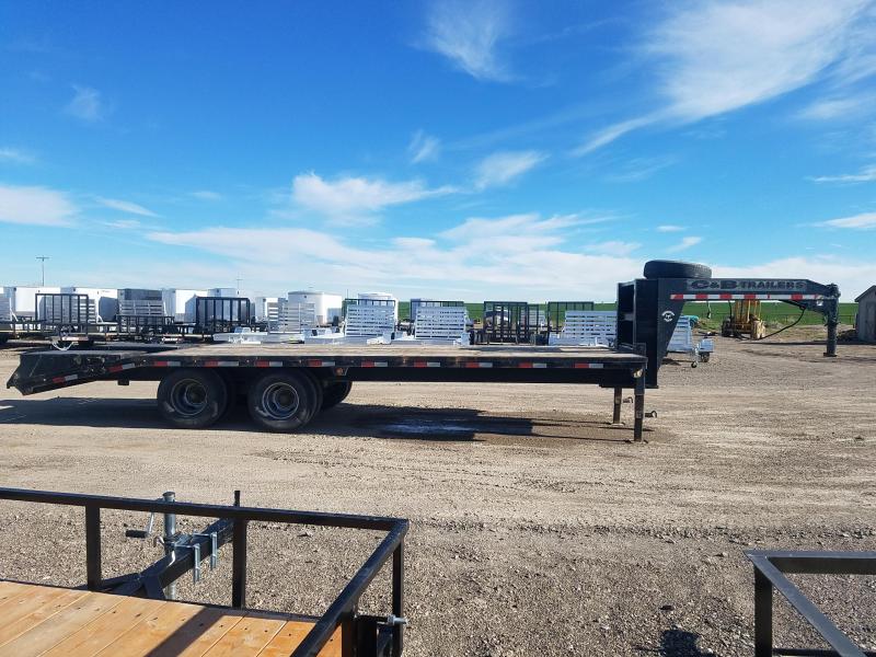 2008 C and B Quality Trailer Works 8 x 24 x 20K Gooseneck Equipment Trailer 2008 C and B Quality Trailer Works 8 x 24 x 20K Gooseneck Equipment Trailer