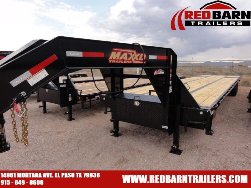 102 X 40 2019 MAXXD TDX TANDEM DUAL FLATBED TILT GOOSENECK Flatbed Trailer 102 X 40 2019 MAXXD TDX TANDEM DUAL FLATBED TILT GOOSENECK Flatbed Trailer