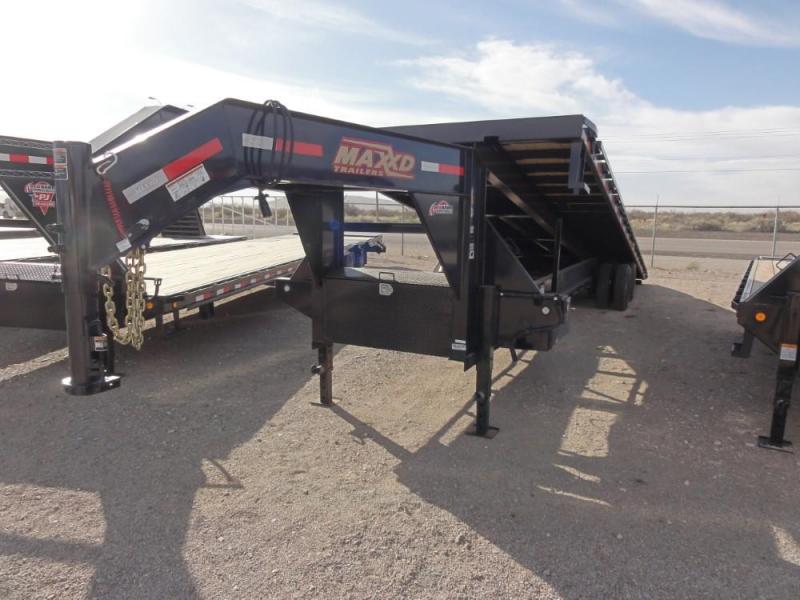 2019 MAXXD TDX TANDEM DUAL FLATBED TILT GOOSENECK Flatbed Trailer 2019 MAXXD TDX TANDEM DUAL FLATBED TILT GOOSENECK Flatbed Trailer