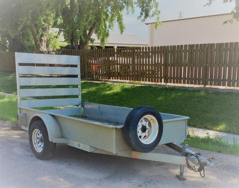 2007 H and H Trailer 5' x 10' Aluminum Utility Utility Trailer 2007 H and H Trailer 5' x 10' Aluminum Utility Utility Trailer