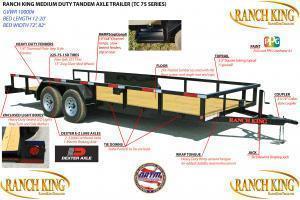 2019 Ranch King 20'x83" Utility Trailer ******HAVE EVERY SIZE YOU MAY NEED IN STOCK****** 2019 Ranch King 20'x83" Utility Trailer ******HAVE EVERY SIZE YOU MAY NEED IN STOCK******