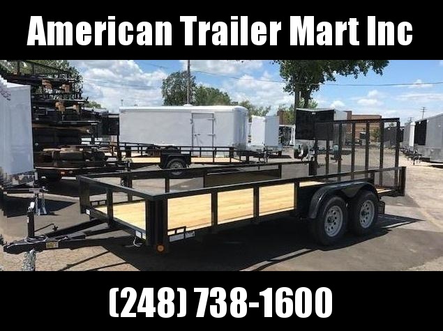 82" X 14 Tandem Axle Open Utility Trailer 82" X 14 Tandem Axle Open Utility Trailer