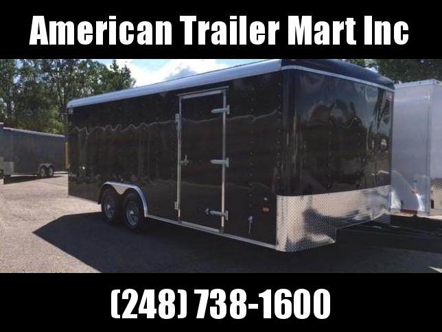 8.5 X 18 Tandem Axle Enclosed Car Hauler Trailer 8.5 X 18 Tandem Axle Enclosed Car Hauler Trailer
