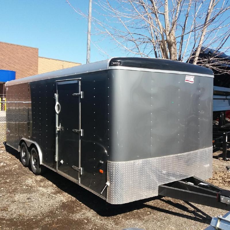 8.5 X 20 Tandem Axle Enclosed Car Hauler Trailer 8.5 X 20 Tandem Axle Enclosed Car Hauler Trailer