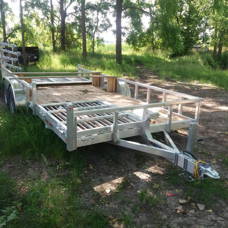 7 X 16 Tandem Axle Open Utility Trailer 7 X 16 Tandem Axle Open Utility Trailer