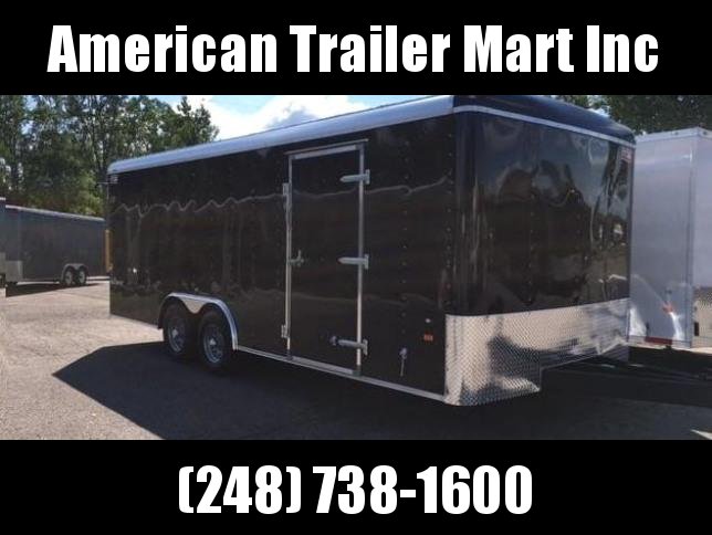 8.5 X 18 Tandem Axle Enclosed Car Hauler Trailer 8.5 X 18 Tandem Axle Enclosed Car Hauler Trailer