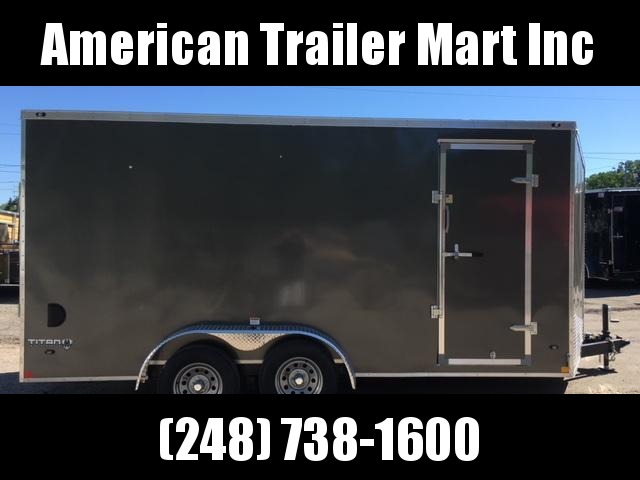 7 X 16 Tandem Axle Enclosed Trailer 7 X 16 Tandem Axle Enclosed Trailer