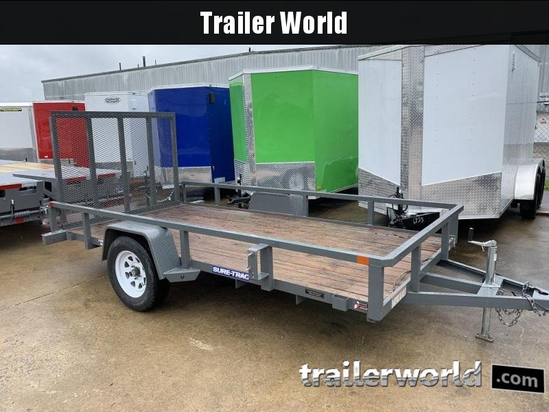 2017 Sure-Trac 6' x 12' Single Axle Utility Trailer Spring Assist Gate 2017 Sure-Trac 6' x 12' Single Axle Utility Trailer Spring Assist Gate