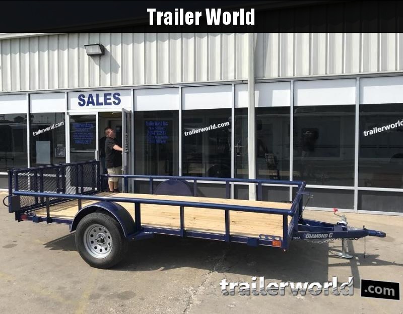 2018 Diamond C 2PSA 12' x 77" Utility Trailer 2018 Diamond C 2PSA 12' x 77" Utility Trailer