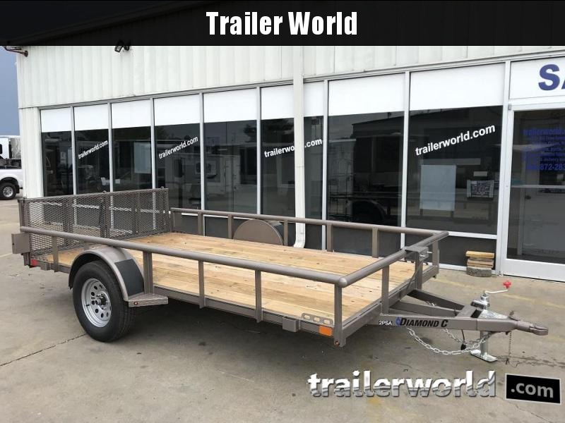 2018 Diamond C 2PSA 12' x 77" Utility Trailer 2018 Diamond C 2PSA 12' x 77" Utility Trailer