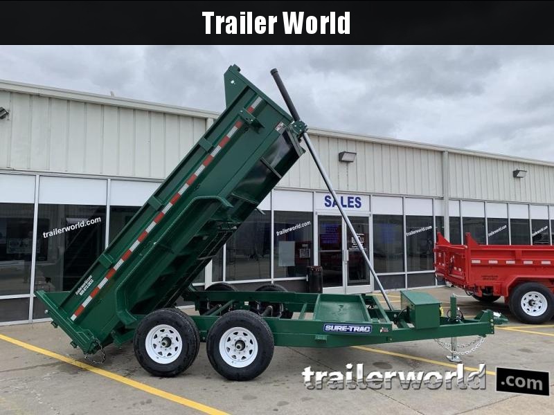 2019 Sure-Trac 12' Dump Trailer 14K GVWR Telescopic Hoist 2019 Sure-Trac 12' Dump Trailer 14K GVWR Telescopic Hoist