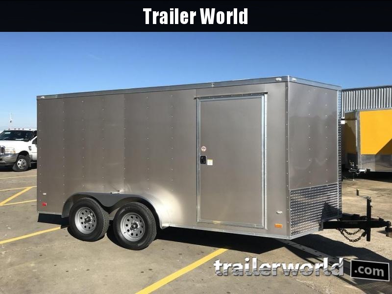 2019 CW 7' x 14' x 6'3" Vnose Enclosed Trailer Ramp Door 2019 CW 7' x 14' x 6'3" Vnose Enclosed Trailer Ramp Door