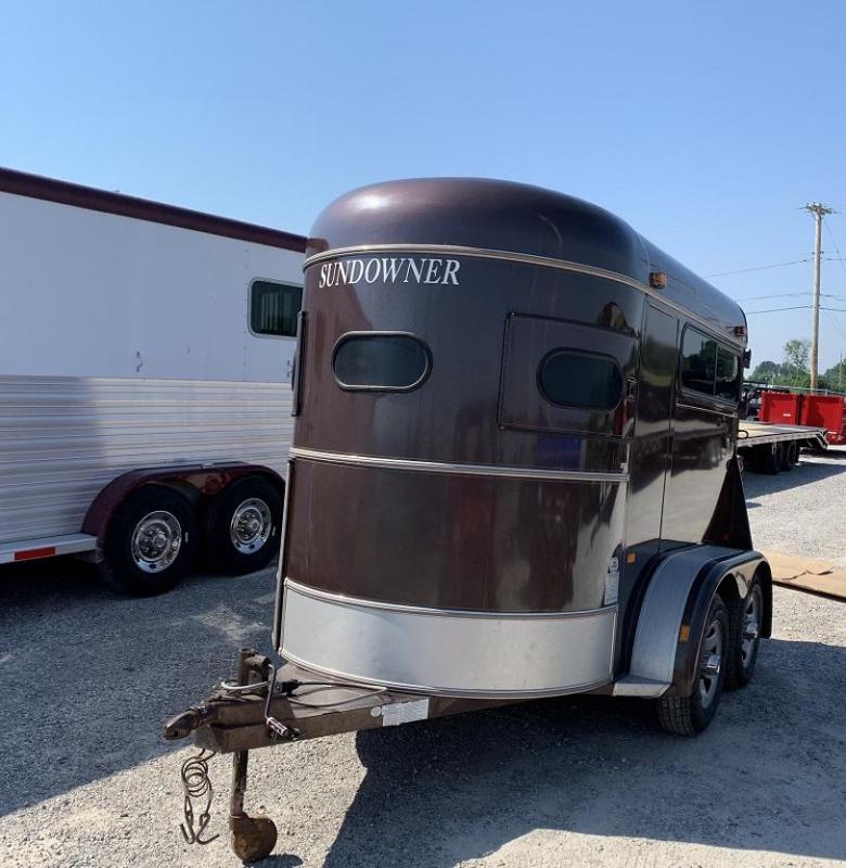 1993 Sundowner Trailers Straight Load Bumper Pull Horse Trailer 1993 Sundowner Trailers Straight Load Bumper Pull Horse Trailer