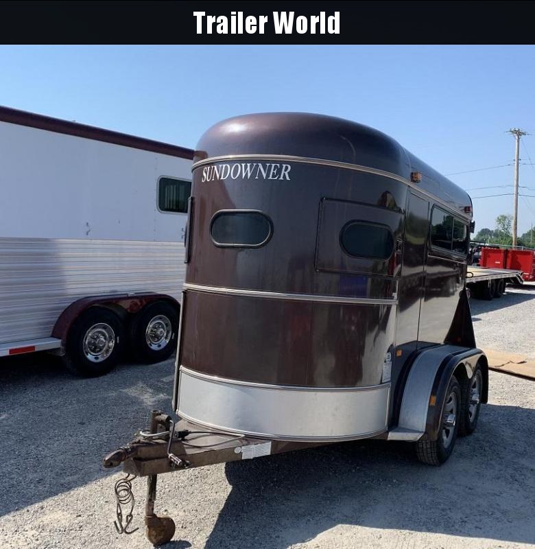 1993 Sundowner Trailers Straight Load Bumper Pull Horse Trailer 1993 Sundowner Trailers Straight Load Bumper Pull Horse Trailer