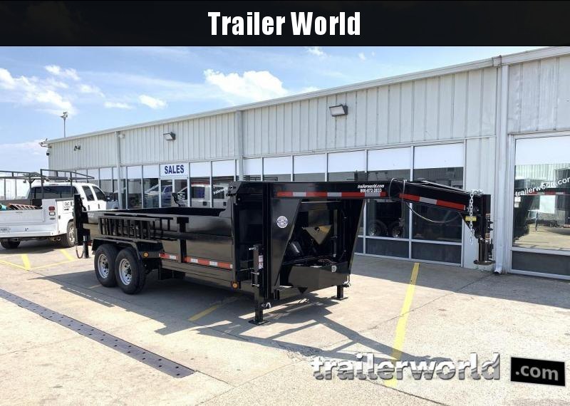 2020 QS 16' Gooseneck Dump Trailer 14K GVWR w/ Tarp 2020 QS 16' Gooseneck Dump Trailer 14K GVWR w/ Tarp