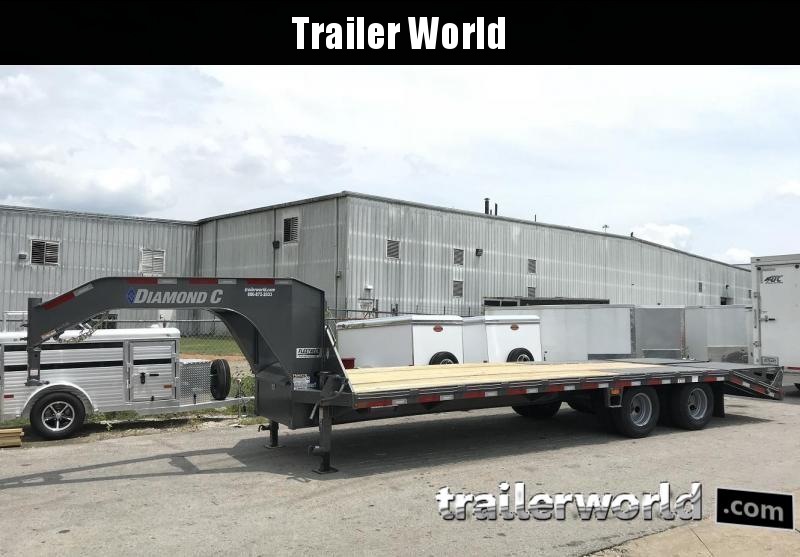2019 Diamond C FMAX210 27' + 5' Gooseneck Flatbed Equipment Trailer 25k GVWR 2019 Diamond C FMAX210 27' + 5' Gooseneck Flatbed Equipment Trailer 25k GVWR