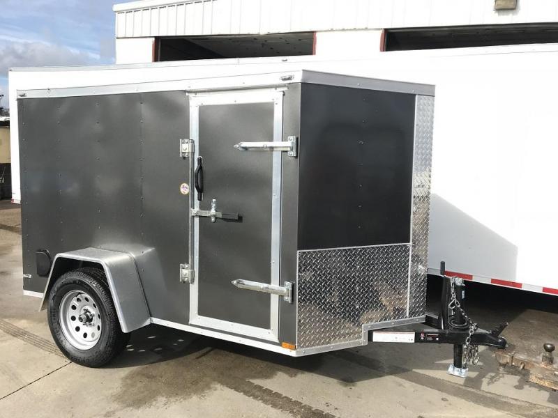 2019 Lark 5' x 8' x 5' V-Nose Enclosed Motorcycle Trailer 2019 Lark 5' x 8' x 5' V-Nose Enclosed Motorcycle Trailer