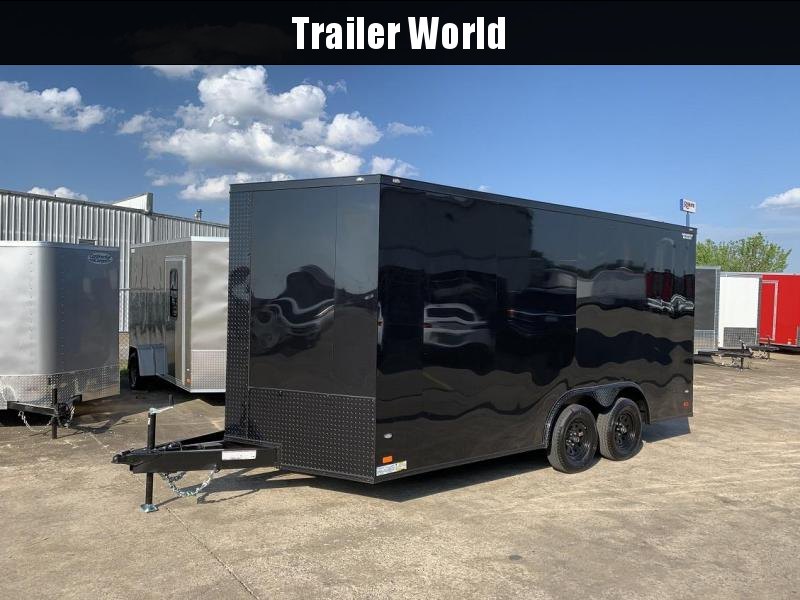 2019 CW 8.5' x 16' x 7' Tall Vnose Enclosed Cargo Trailer Black Out 2019 CW 8.5' x 16' x 7' Tall Vnose Enclosed Cargo Trailer Black Out