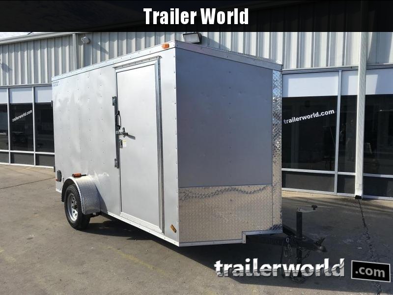 2016 CW 6' x 12' x 6'6" Slanted V Enclosed Cargo Trailer Cargo Doors 2016 CW 6' x 12' x 6'6" Slanted V Enclosed Cargo Trailer Cargo Doors