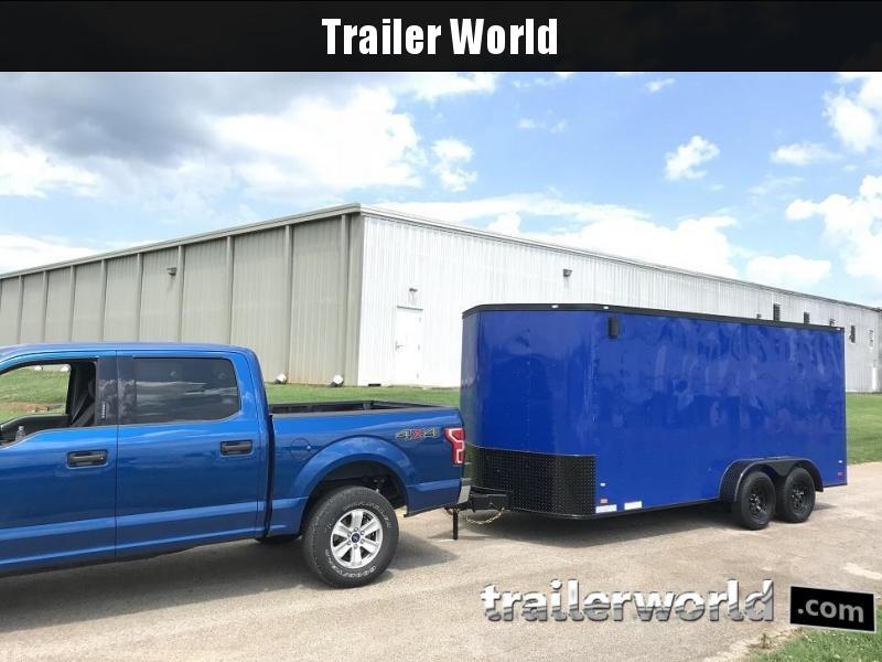 2018 CW 7' x 16' x 6.5' Vnose Enclosed Cargo Trailer BLACK OUT 2018 CW 7' x 16' x 6.5' Vnose Enclosed Cargo Trailer BLACK OUT