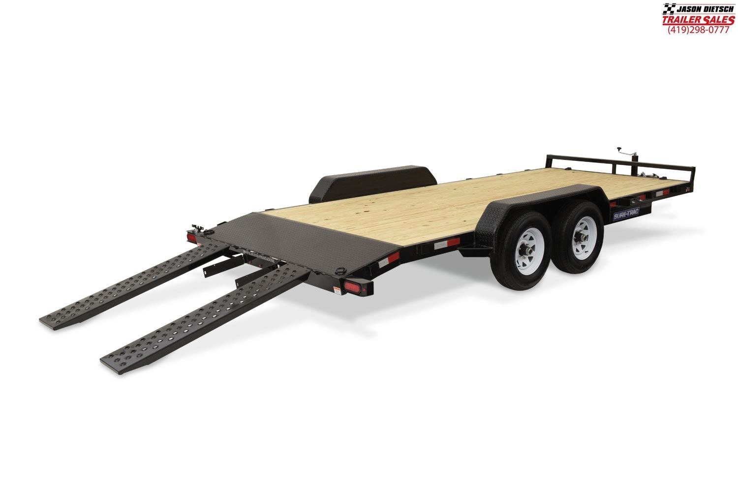 2019 Sure-Trac 7X18 Open Wood Deck Car Hauler....STOCK# ST-259327 2019 Sure-Trac 7X18 Open Wood Deck Car Hauler....STOCK# ST-259327