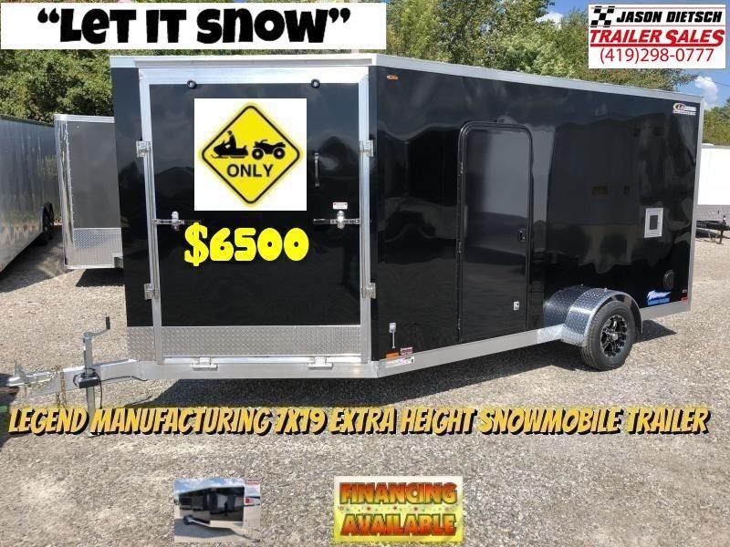 2019 Legend Manufacturing 7X19 EXTRA HEIGHT Snowmobile/ATV Trailer....STOCK LG-317322 2019 Legend Manufacturing 7X19 EXTRA HEIGHT Snowmobile/ATV Trailer....STOCK LG-317322