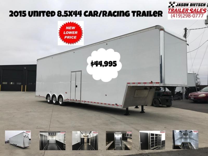 2015 United Trailers USHGN 8.5X44 Car / Racing Trailer 2015 United Trailers USHGN 8.5X44 Car / Racing Trailer