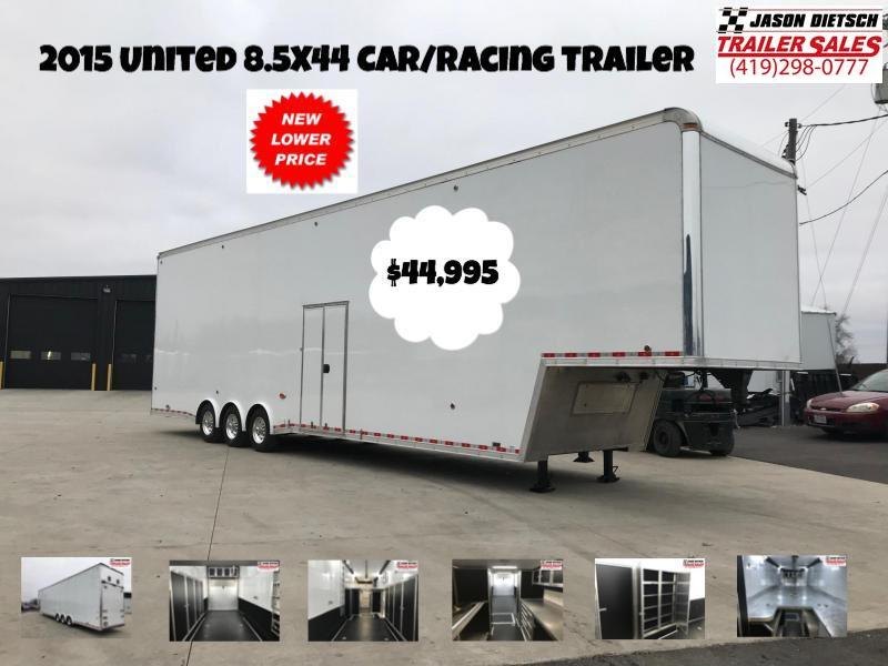 2015 United Trailers USHGN 8.5X44 Car / Racing Trailer 2015 United Trailers USHGN 8.5X44 Car / Racing Trailer