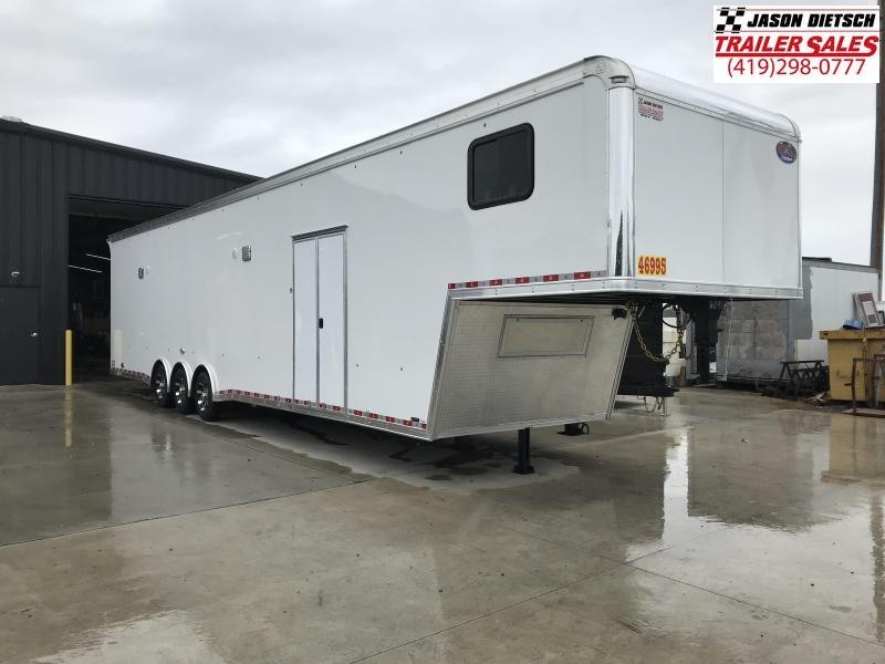2019 United Trailers USHGN 8.5X44 BATHROOM PACKAGE Car / Racing Trailer....STOCK# UN-161043 2019 United Trailers USHGN 8.5X44 BATHROOM PACKAGE Car / Racing Trailer....STOCK# UN-161043