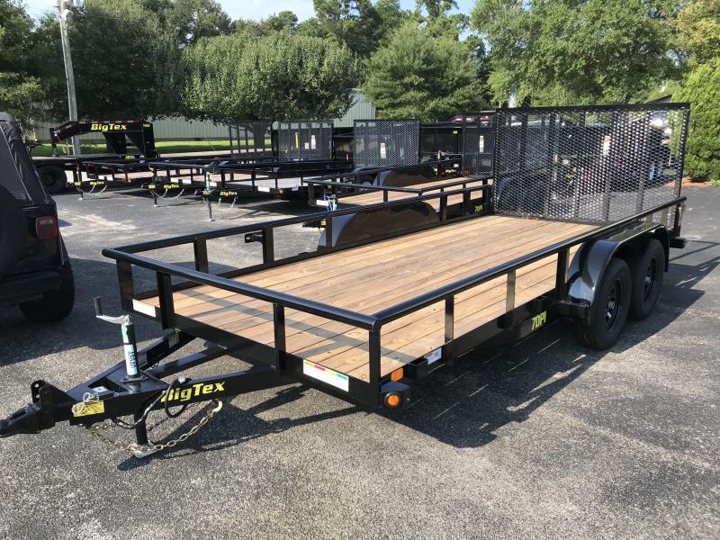2019 Big Tex Trailers 7k GVWR 18' Tandem Axle Utility Trailer 2019 Big Tex Trailers 7k GVWR 18' Tandem Axle Utility Trailer