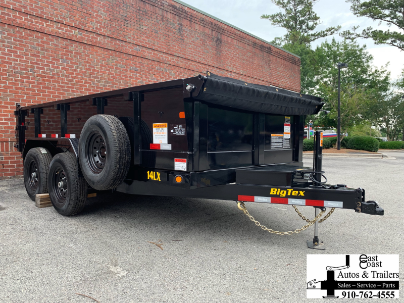 Big Tex 14LX (7' X 16') HD Dump Trailer with Hydraulic Front Jack Big Tex 14LX (7' X 16') HD Dump Trailer with Hydraulic Front Jack