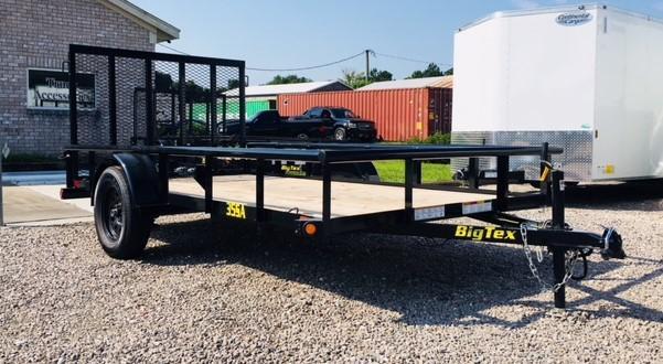 2018 Big Tex 35SA - 14' Utility Trailer with Pipe Top Rails 2018 Big Tex 35SA - 14' Utility Trailer with Pipe Top Rails