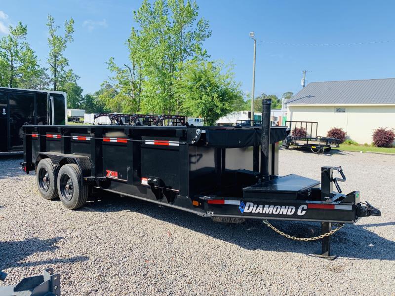 Diamond C Trailers LPT208 (7' X 16') HD Low Profile Dump Trailer with 18K GVWR Diamond C Trailers LPT208 (7' X 16') HD Low Profile Dump Trailer with 18K GVWR