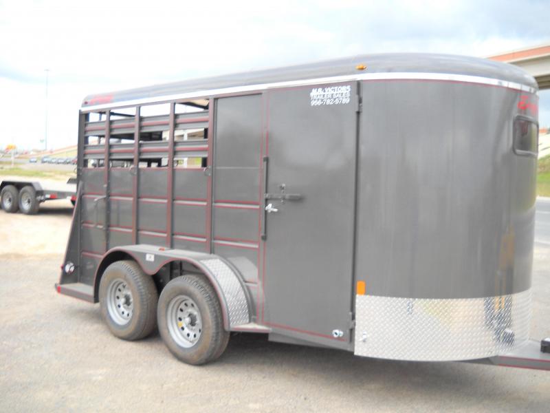 2017 Delta Manufacturing 2 HORSE Stock / Stock Combo Trailer 2017 Delta Manufacturing 2 HORSE Stock / Stock Combo Trailer
