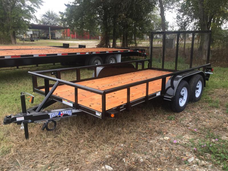 2017 Texas Bragg Trailers 14' X 77" Pipe Top Utility Trailer 2017 Texas Bragg Trailers 14' X 77" Pipe Top Utility Trailer