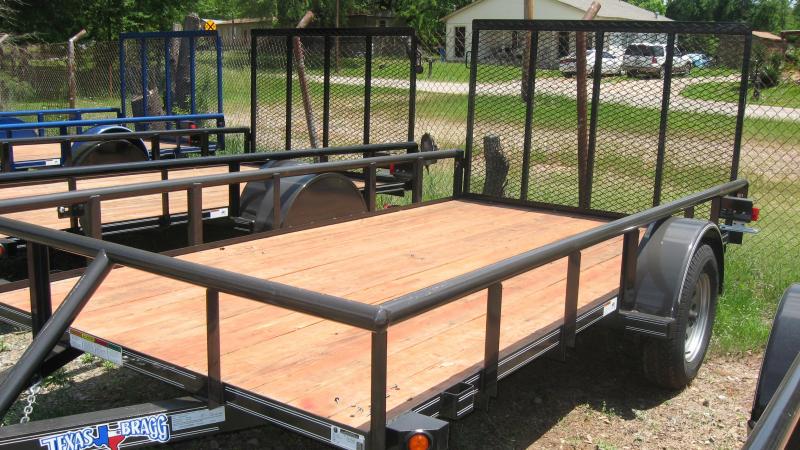 2018 Texas Bragg Trailers 6 x 12 (77" Wide) Pipe Top Utility Trailer 2018 Texas Bragg Trailers 6 x 12 (77" Wide) Pipe Top Utility Trailer