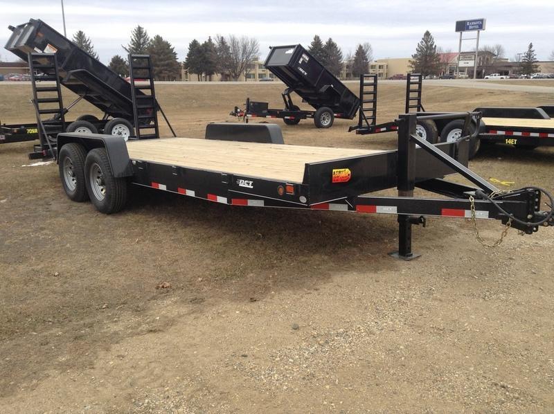 2018 DCT-Trailers Heavy Duty/Skidsteer Trailer W/Beavertail 20HD-14BT 2018 DCT-Trailers Heavy Duty/Skidsteer Trailer W/Beavertail 20HD-14BT