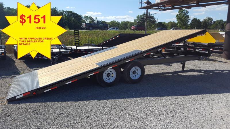 2019 PJ Trailers 22 Equipment Power Tilt Flatbed Trailer 2019 PJ Trailers 22 Equipment Power Tilt Flatbed Trailer