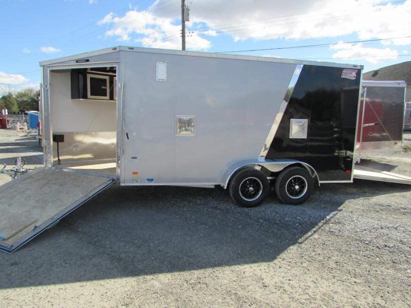 2019 American Hauler Industries 7 X 19 Snowmobile Enclosed Cargo Trailer 2019 American Hauler Industries 7 X 19 Snowmobile Enclosed Cargo Trailer